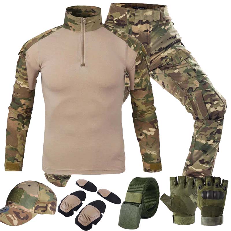 Outdoor Hunting Trousers - MC уличные тактические костюмы MultiCam униформа