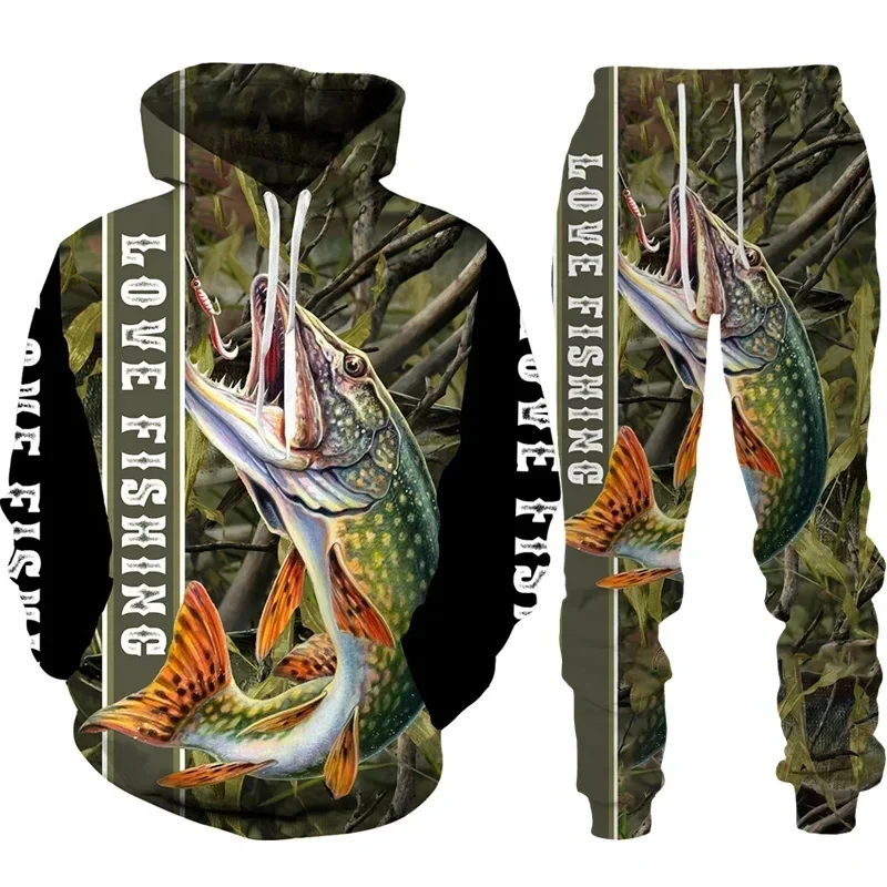 Outdoor Hunting Hoodie - Крутой комплект для рыбалки: худи/костюм унисекс