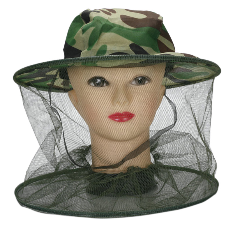 Mens Outdoor Hunting Hats - Шляпа-сетка от комаров для рыбалки, дышащая