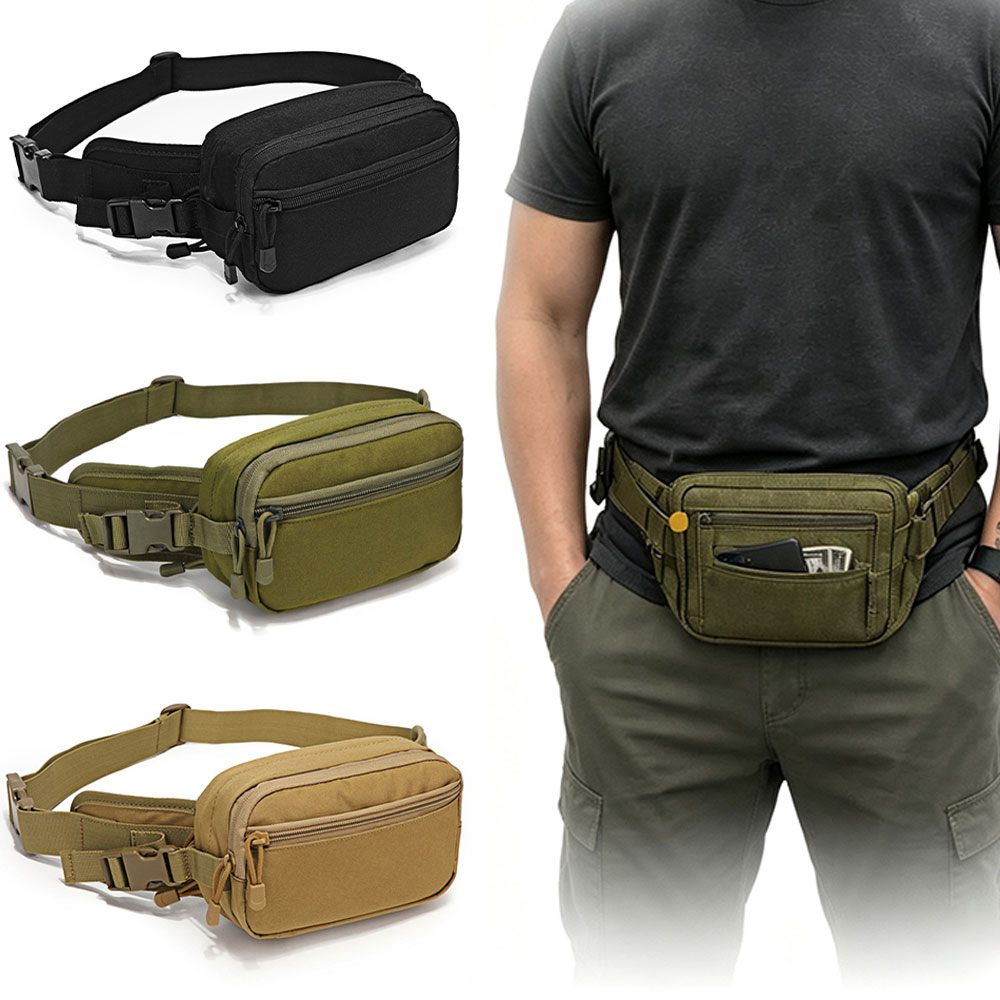 Outdoor Hunting Fabric - Тактическая поясная сумка из ткани Оксфорд