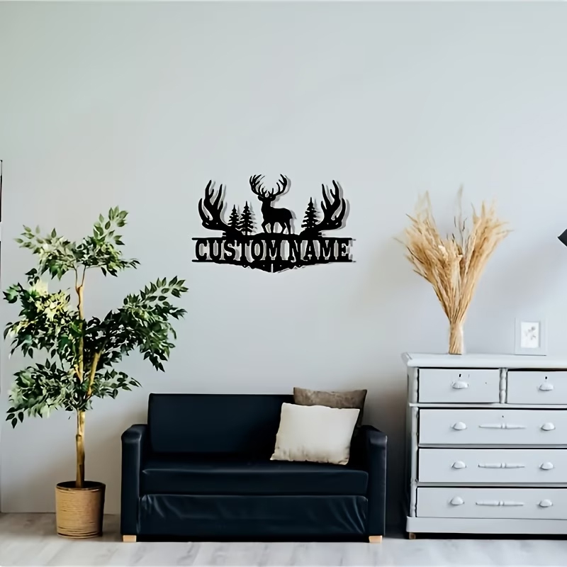 Outdoor Hunting Names - Настенный декор из металла в деревенском