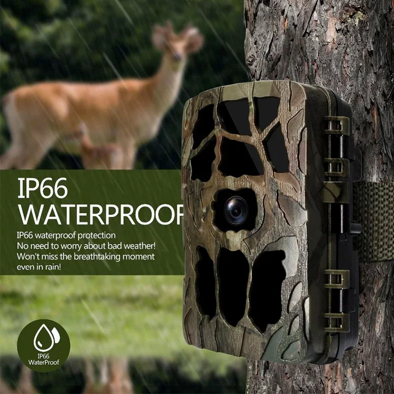 Trail Camera Infrared - H982 IP66 Водонепроницаемая 4K Наружная Инфракрасная