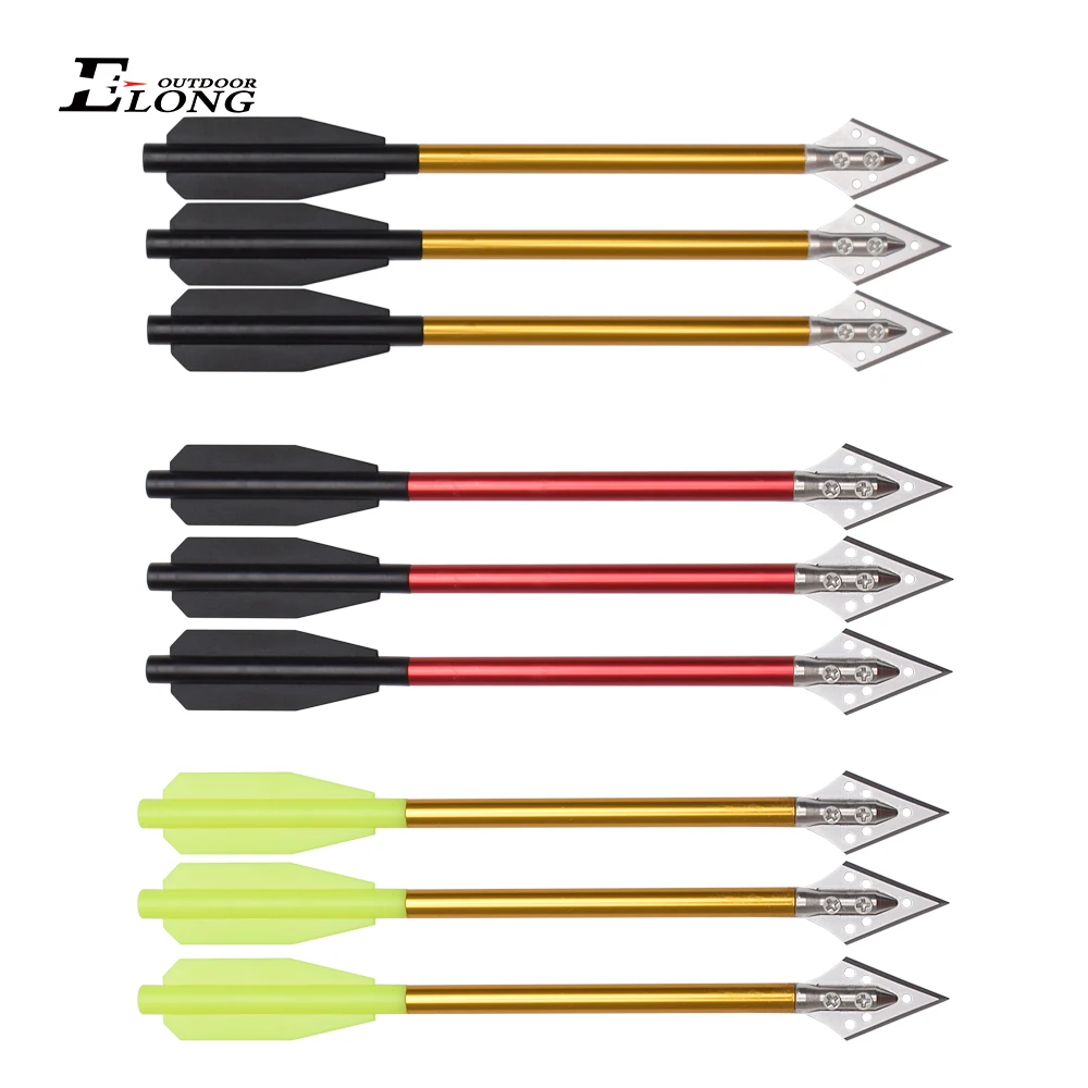 Crossbow Bolt Broadhead - 3 шт. алюминиевые арбалетные болты, стрелы