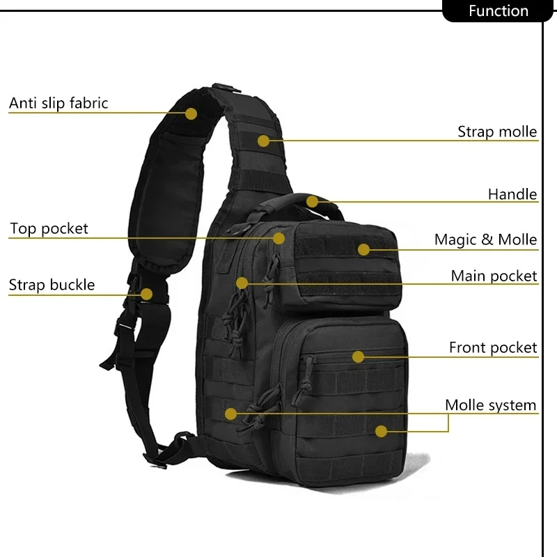 Сумка-слинг D1-Outdoor Rover 1 – обзор и цена Outdoor Hunting Backpack