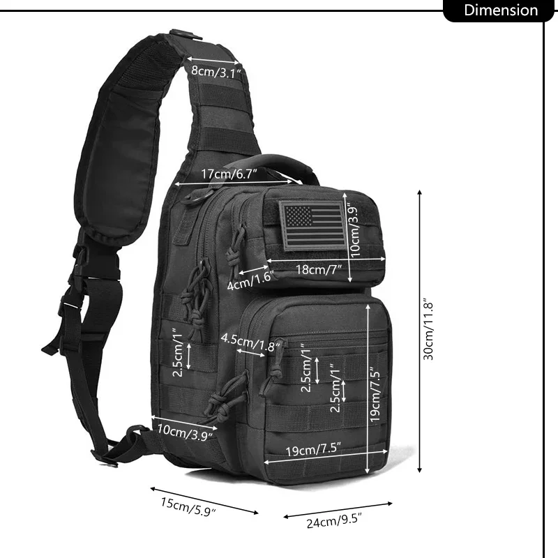 Сумка-слинг D1-Outdoor Rover 1 – обзор и цена Outdoor Hunting Backpack