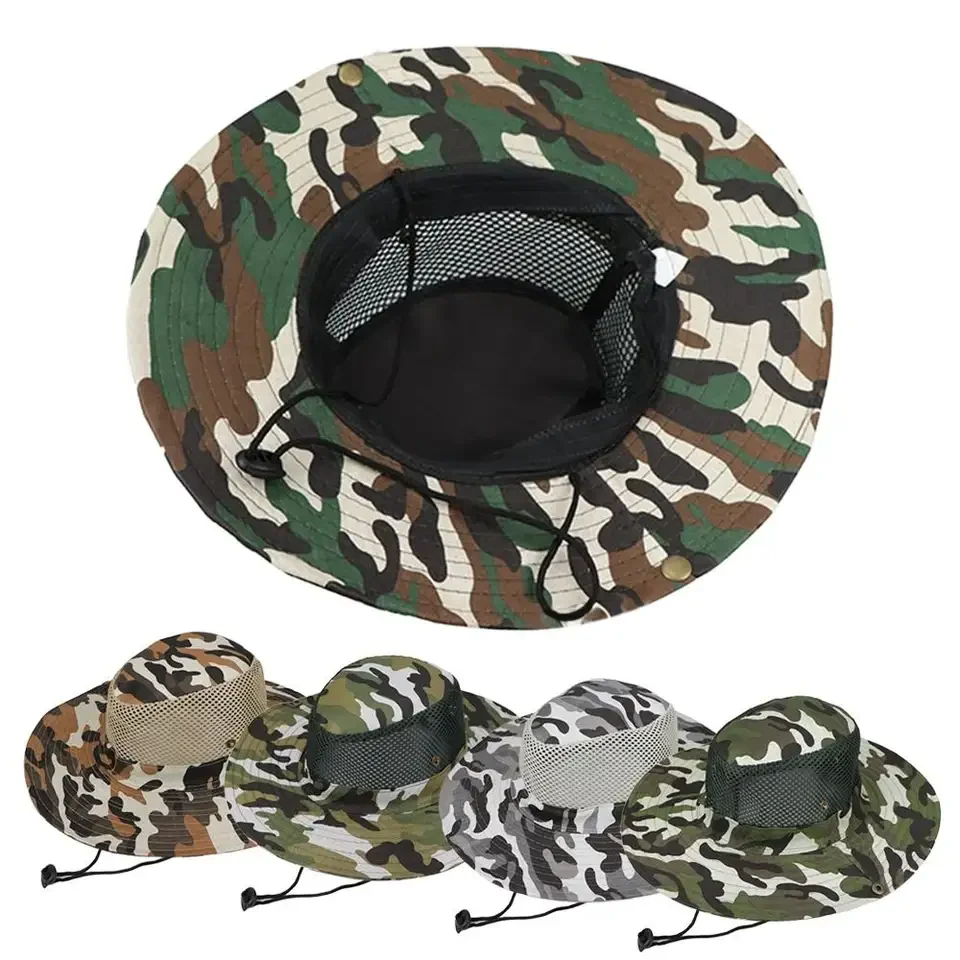 Камуфляжная сетчатая панама с  – обзор и цена Mens Outdoor Hunting Hats