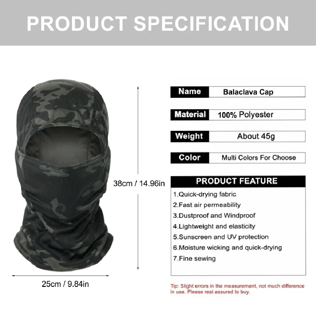 Камуфляжная балаклава-шапка, м – обзор и цена Mens Outdoor Hunting Hats