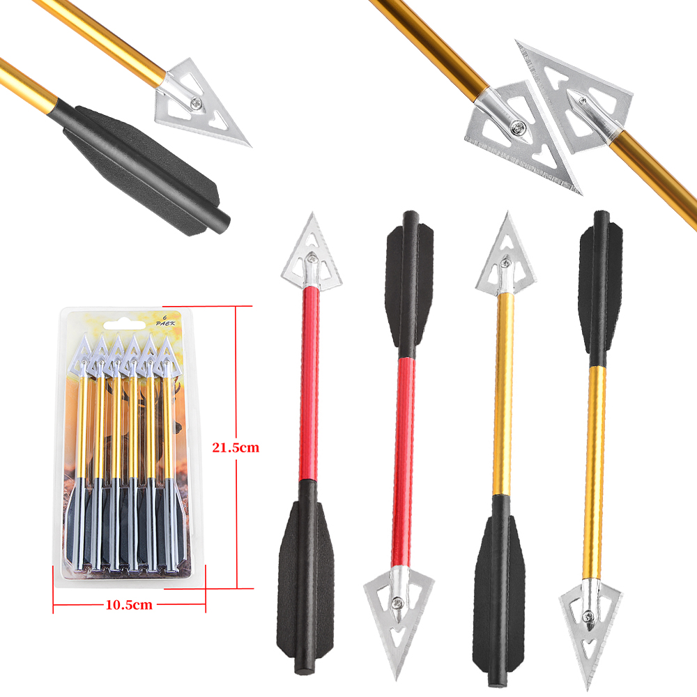 6/12 шт., алюминиевые арбалетн – обзор и цена Crossbow Bolt Broadhead