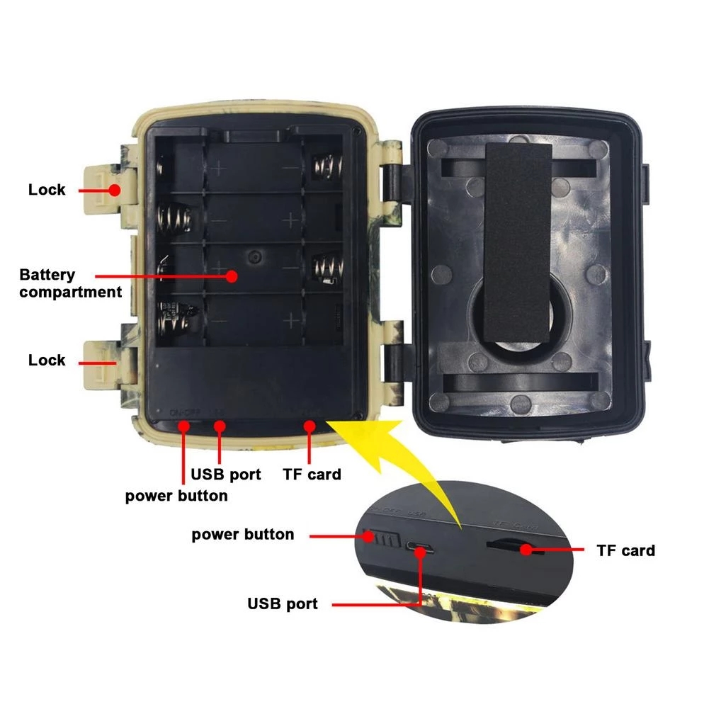 Мини-камера для охоты на тропу – обзор и цена Trail Camera Infrared
