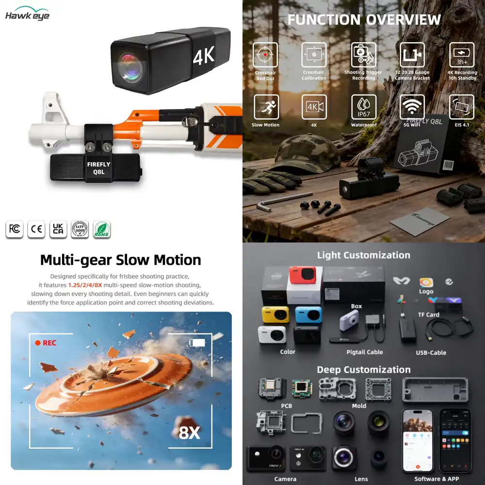 OEM 4K Охотничья камера Firefl – обзор и цена Outdoor Hunting Camera Wireless