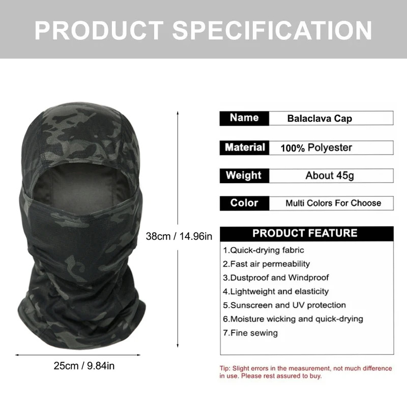 Камуфляжная Балаклава, шляпа,  – обзор и цена Mens Outdoor Hunting Hats