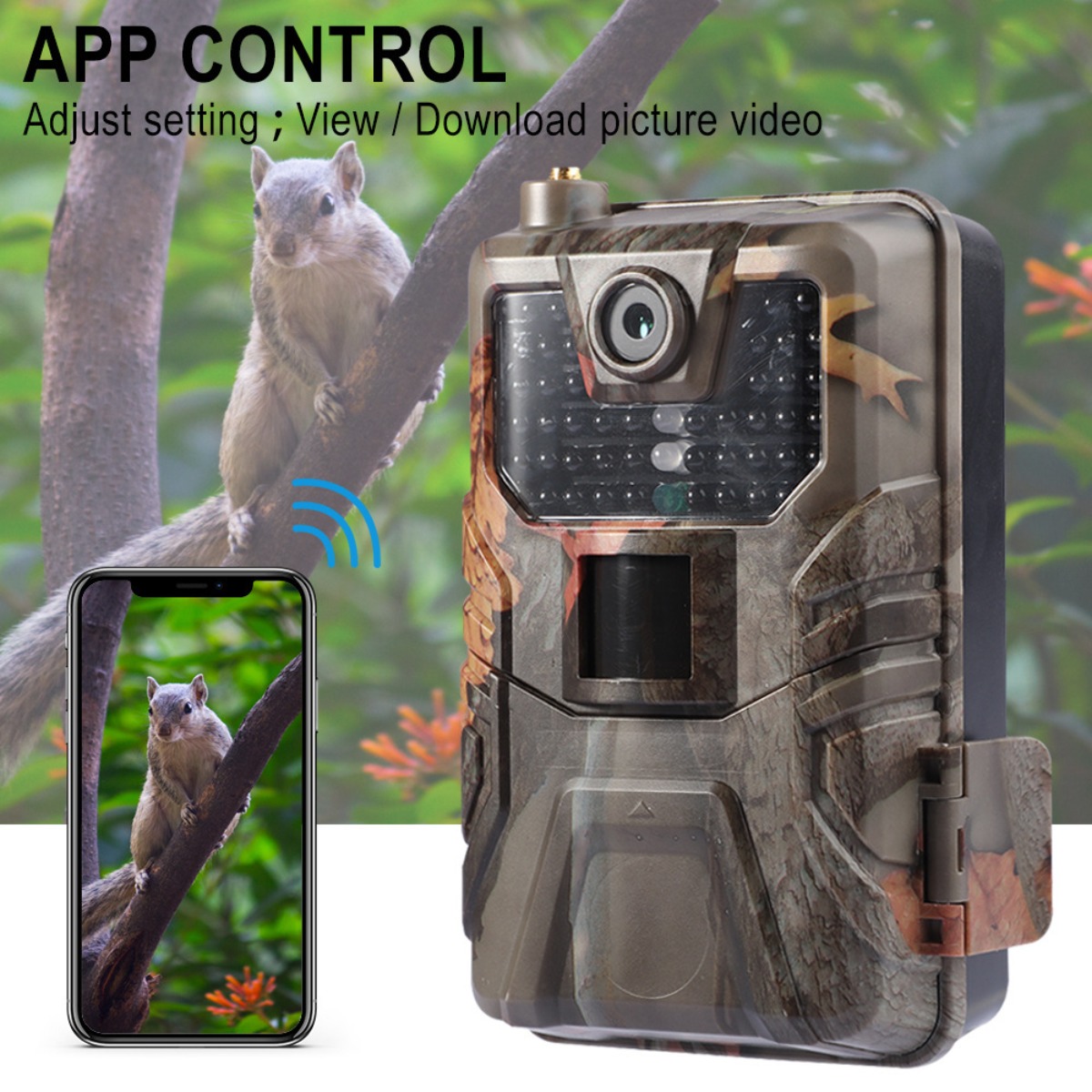 4K уличная Wi-Fi камера для ох – обзор и цена Outdoor Hunting Camera Wireless