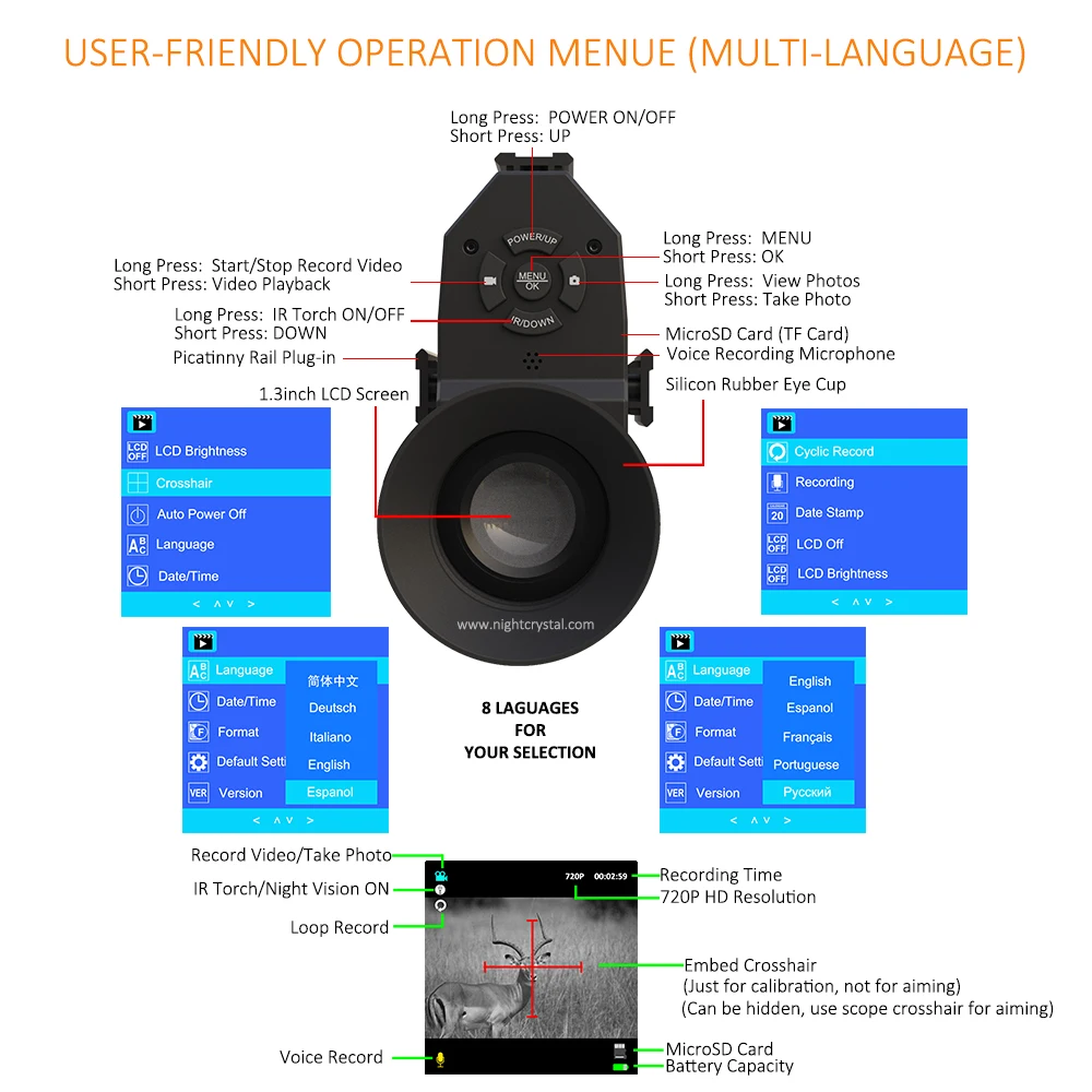 Megaorei 3B NK007s Военное уст – обзор и цена Crossbow Scope Sight